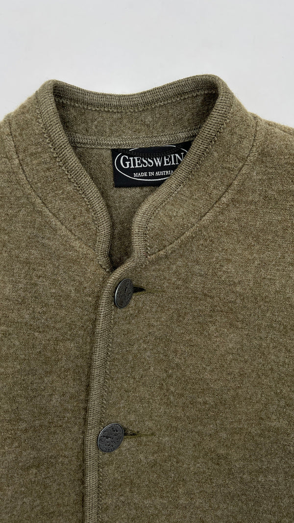 Giacca in panno verde