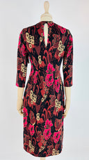Abito vintage a fiori King louie