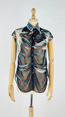 Camicia smanicata semitrasparente Y's