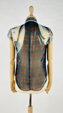 Camicia smanicata semitrasparente Y's