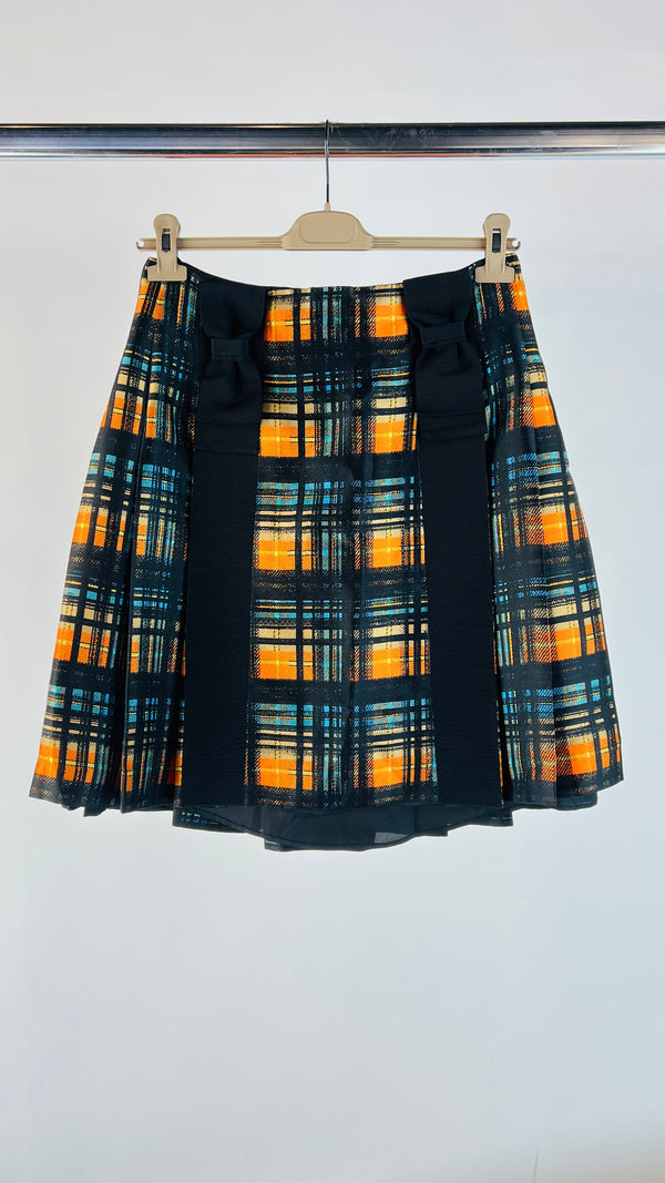 Gonna midi tartan
