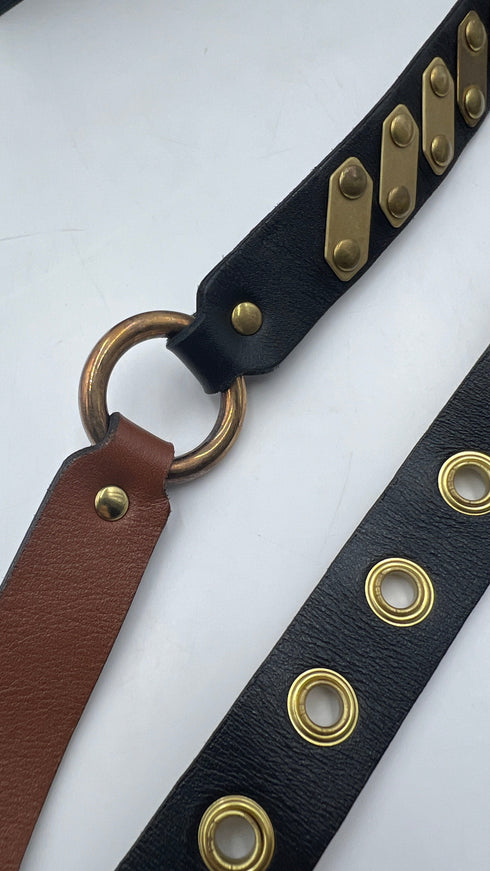 Cintura a doppio giro con anelli