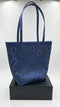 Borsa vintage traforata blu