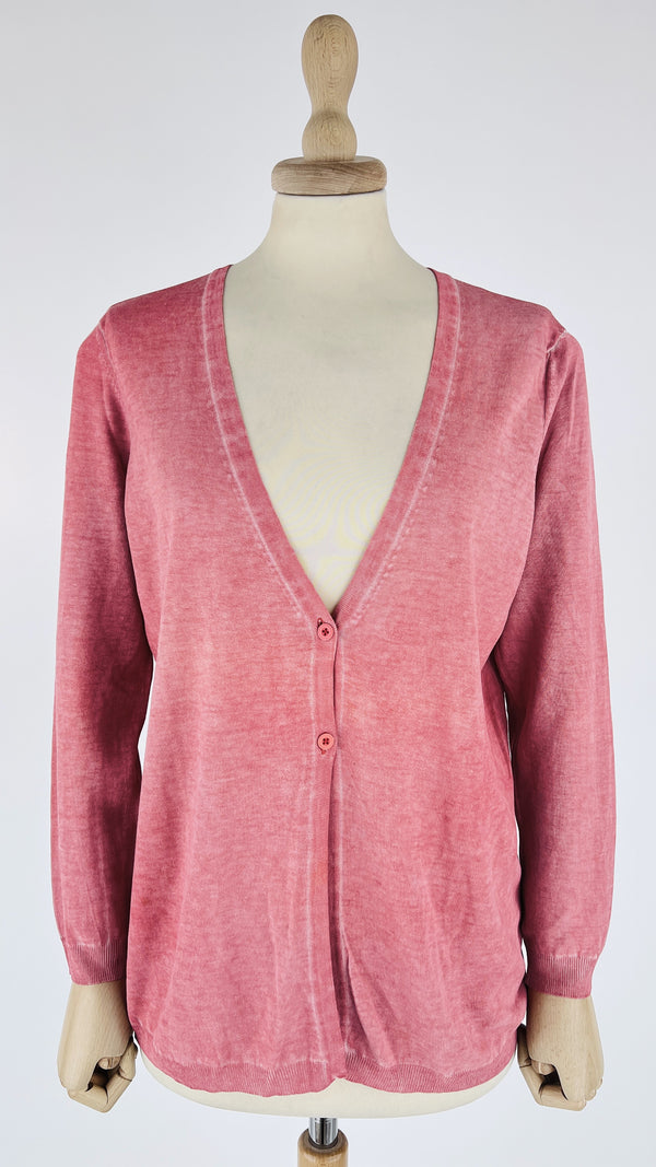 Cardigan misto seta