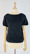 Maglia nera lurex