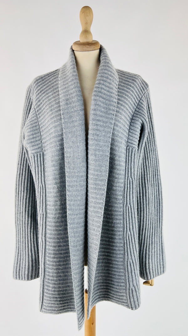 Cardigan aperto coste in cashmere