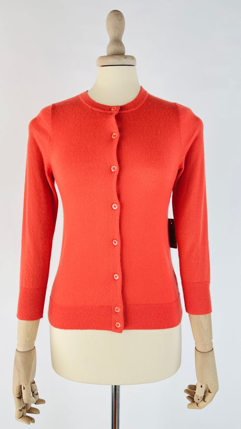 Cardigan girocollo corto