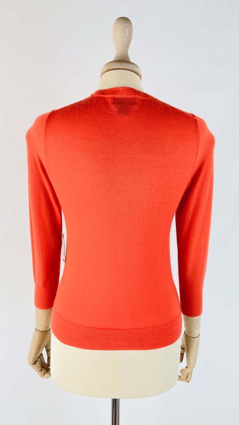 Cardigan girocollo corto