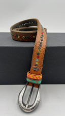 Cintura borchie colorate vintage Nanni