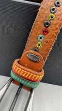 Cintura borchie colorate vintage Nanni