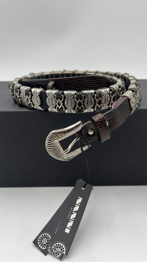 Cintura animalier inserti metallo