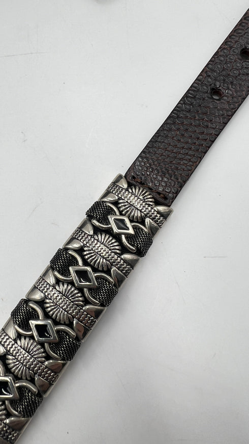 Cintura animalier inserti metallo