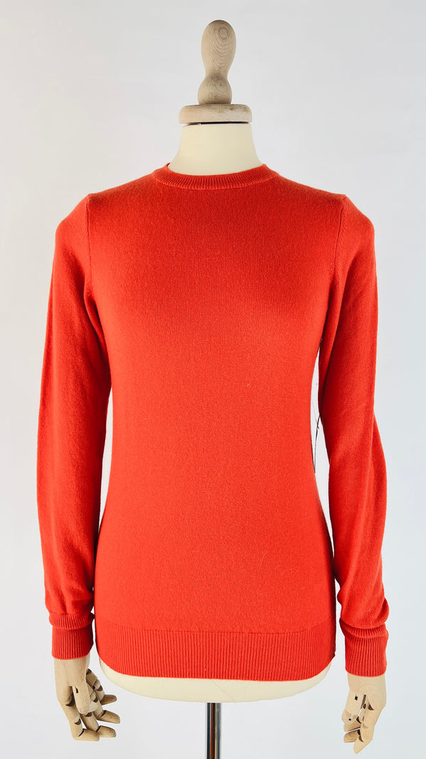 Pullover girocollo in lana