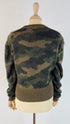 Maglione cropped camouflage