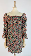 Abito corto a fiori Neon & Nylon