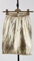 Completo in pelle oro