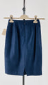 Completo in lana blu