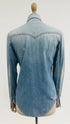 Camicia in denim con strappi