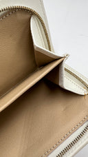 Portafoglio intrecciato bianco BOTTEGA VENETA