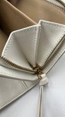 Portafoglio intrecciato bianco BOTTEGA VENETA