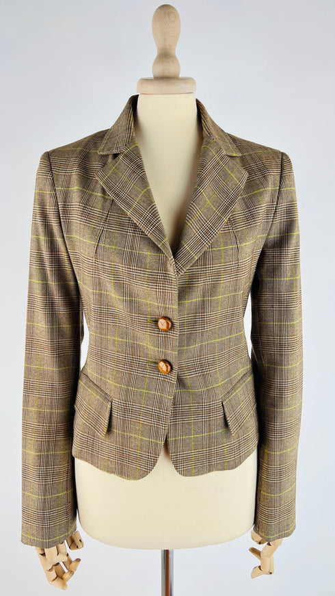 Blazer corto sfiancato