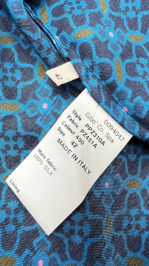 Camicia in seta stampata