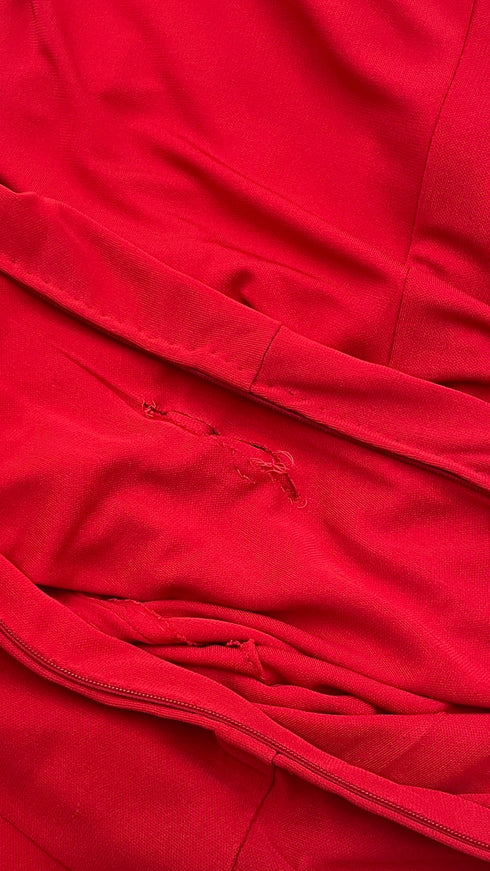 Abito rosso lungo vintage