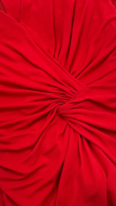 Abito rosso lungo vintage