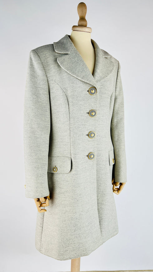 Cappotto spina di pesce vintage