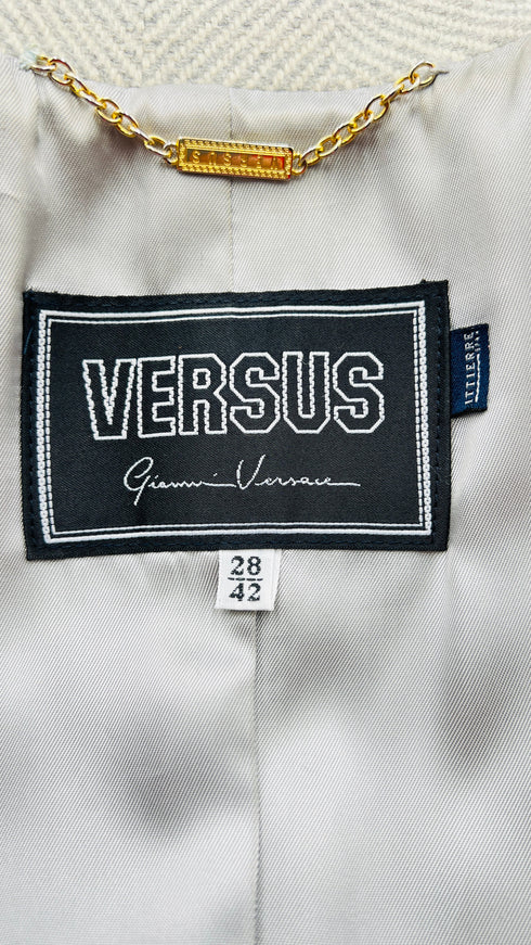 Cappotto spina di pesce vintage