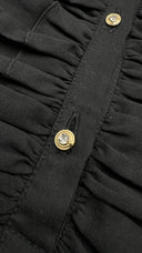 Blusa semitrasparente nera Kristina Ti