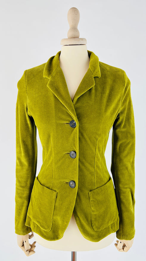 Blazer sfiancato costine