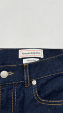 Jeans a zampa blu scuro Alexander McQueen
