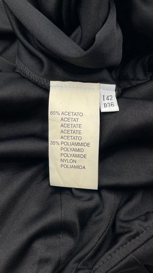 Abito midi con spalline gioiello