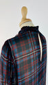 Blusa semi trasparente tartan