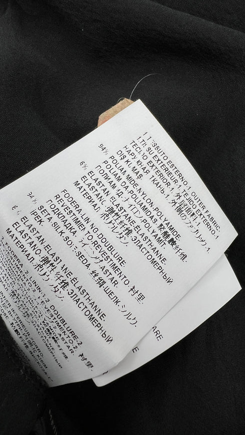 Tubino nero drappeggiato