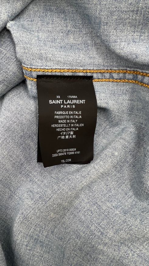 Camicia in denim con strappi
