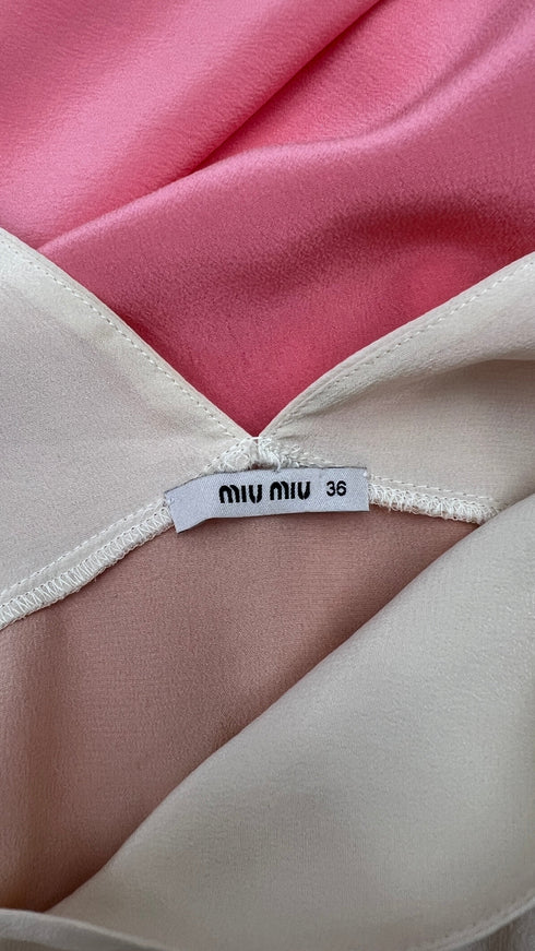 Abito bande rosa