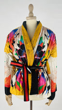 Kimono in seta trapuntato Franco ferrari