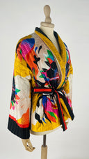 Kimono in seta trapuntato Franco ferrari