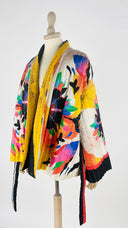 Kimono in seta trapuntato Franco ferrari
