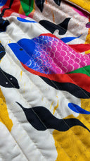 Kimono in seta trapuntato Franco ferrari