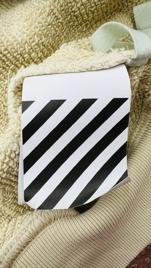 Felpa logo in cotone