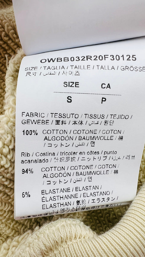 Felpa logo in cotone