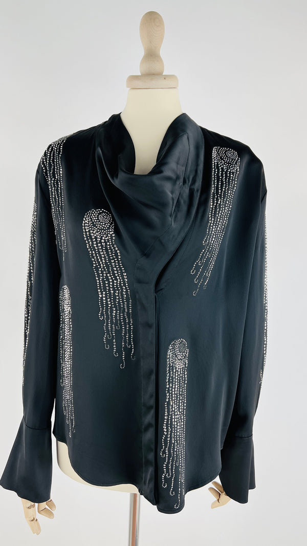 Camicia con strass