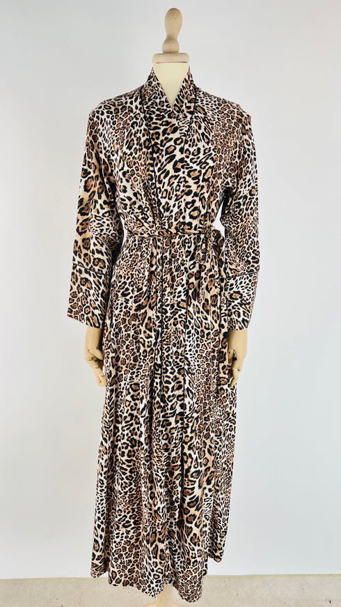 Vestaglia midi animalier