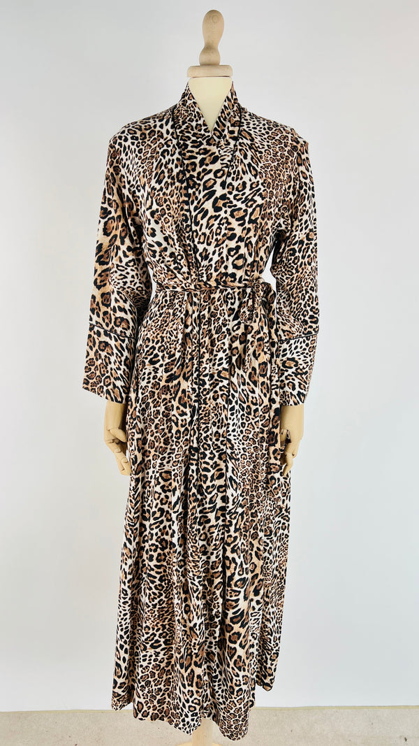 Vestaglia midi animalier