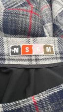 Gonna a ruota tartan MSGM