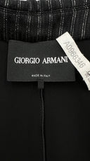 Blazer gessato con fantasia multicolor GIORGIO ARMANI