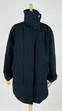 Piumino nero GIORGIO ARMANI